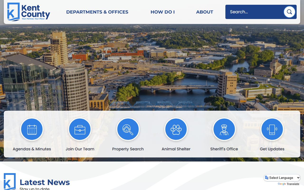Kent County website for criminal court records search