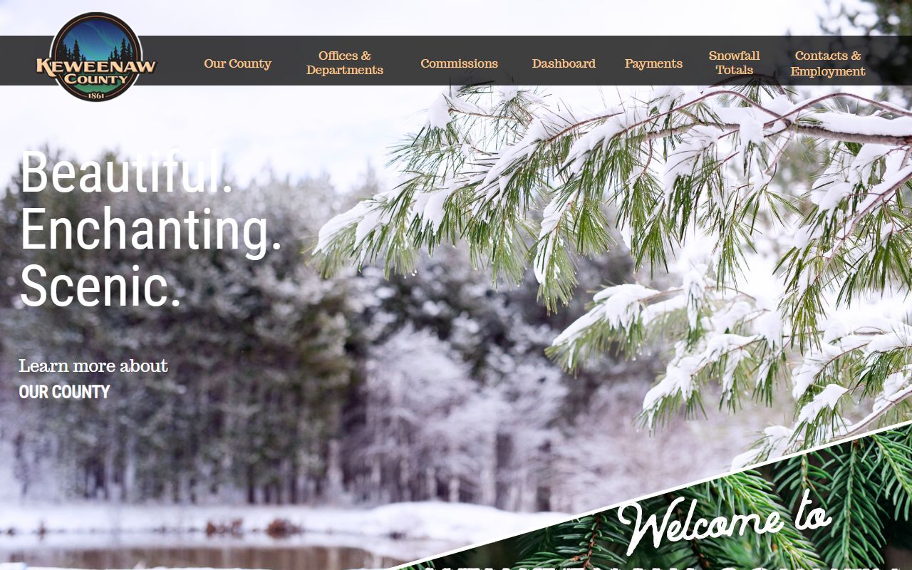 Keweenaw County website for criminal court records