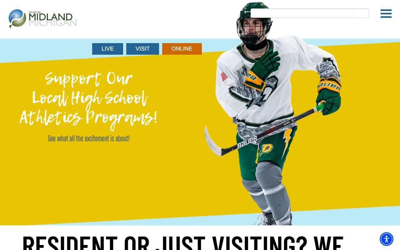 Midland County government website for criminal court records access