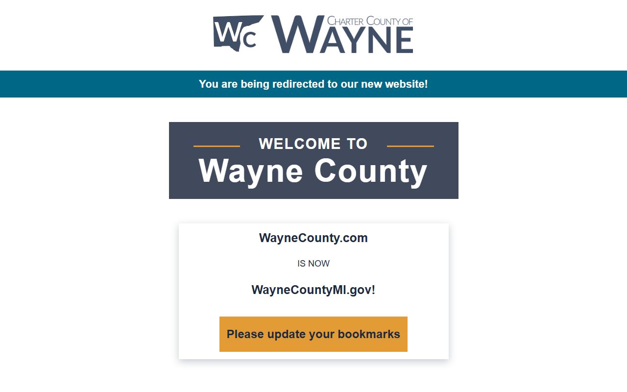 Wayne County website for criminal court record access